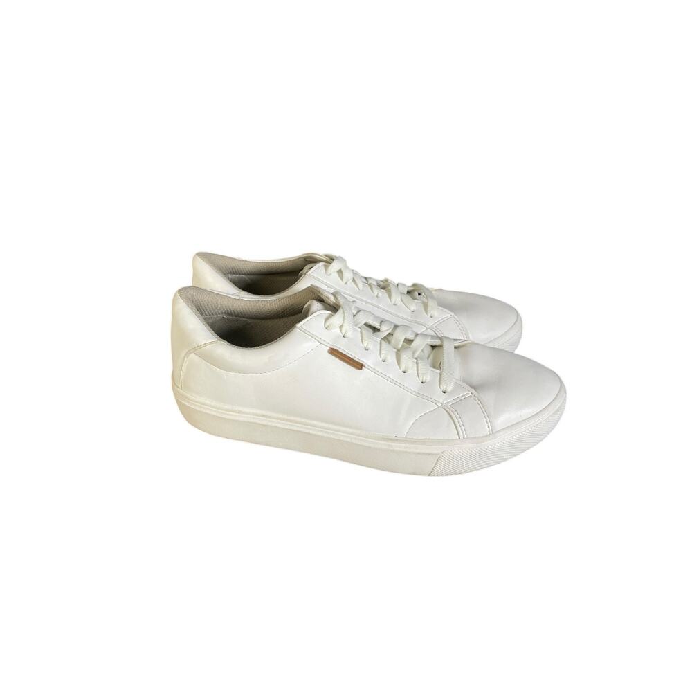Dr. Scholl’s Women’s Time Off White Faux Leather Platform Sneakers Size-8M - Picture 4 of 9